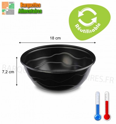 Bowl saladier réutilisable 1L REUTILISABLE