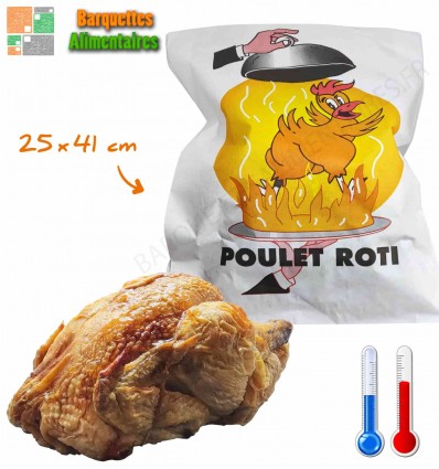 SACS POULET 25 X 41 CM + 7,5 CM SOUFFLET