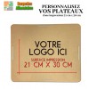 100 Plateaux repas DROME Mini 3 comp. personnalisés