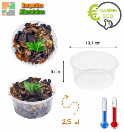 ECOPOT ronds 250 ml