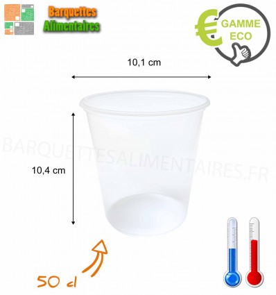 ECOPOT ronds 500 ml