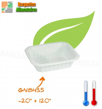 Barquette gastronorme GN1/8 micro-ondable et scellable