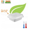 COUVERCLE GN1/8 POUR BARQUETTE GASTRONORME