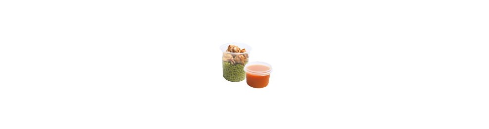POTS PLASTIQUE Alimentaire