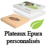 Plateaux épura carton personnalisés