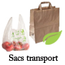 sacs transport papier et plastique
