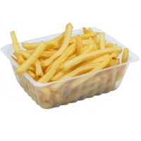 barquettes frites plastique