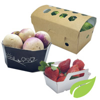 barquettes carton transport fruits et légumes