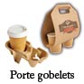 porte gobelets carton