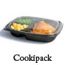 Barquettes alimentaires fond noir micro ondable cookipack alphaform