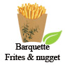 Barquette pour frites et nuggets