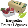 barquettes carton fruits et légumes