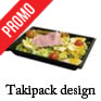 barquette plastique pas cher jetable preparation froide takipack