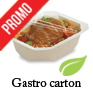 Barquette carton gastronorme scellable traiteur  